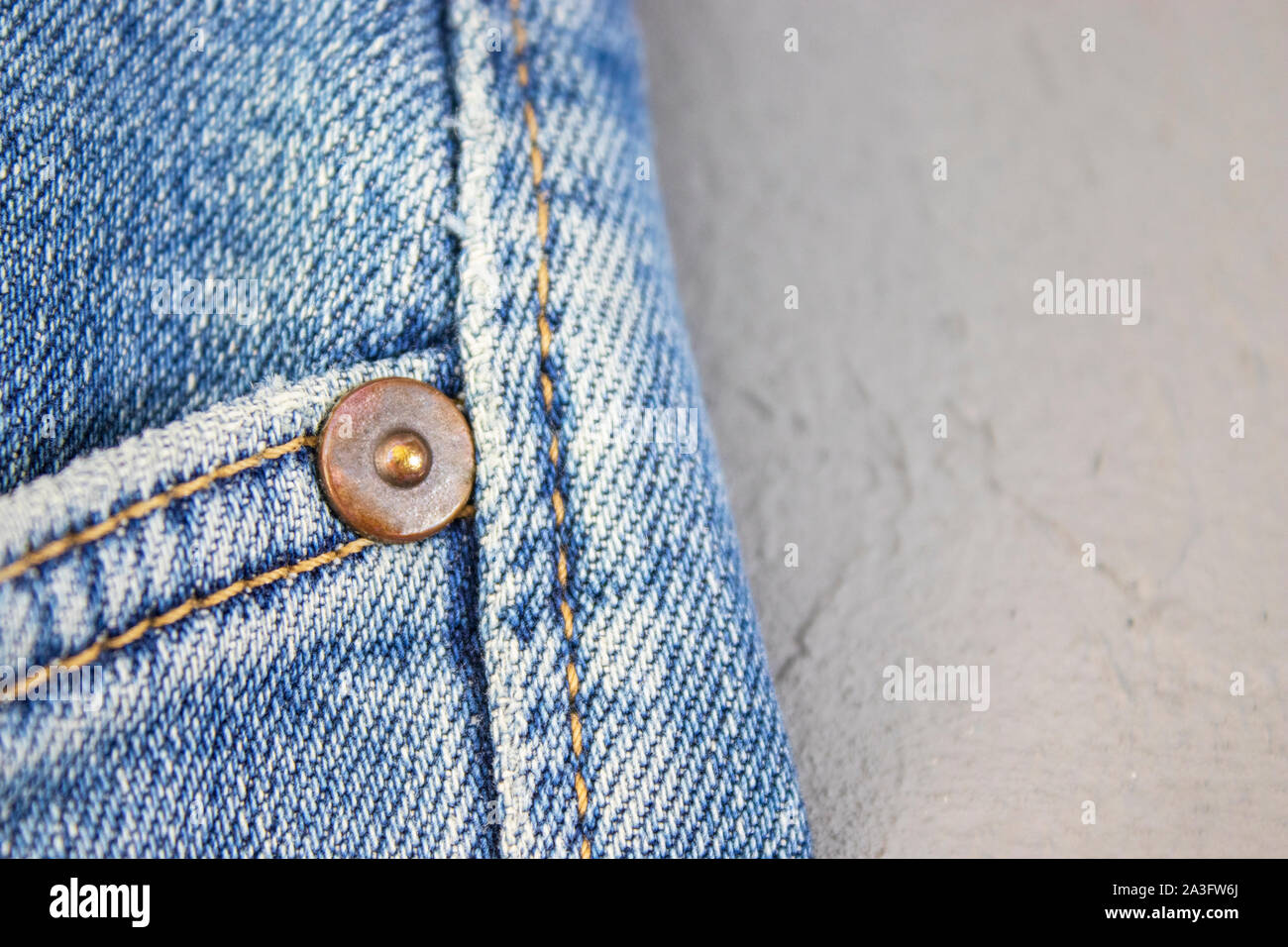 Jeans detail, denim texture background, fashion design Stock Photo - Alamy