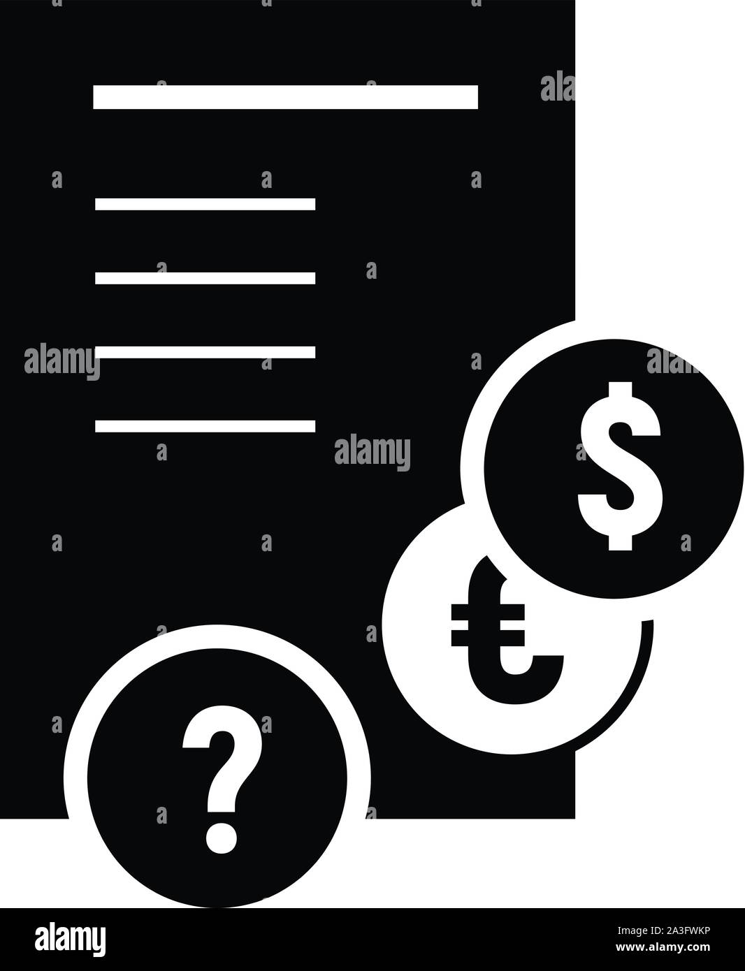 Paper paycheck icon, simple style Stock Vector Image & Art - Alamy