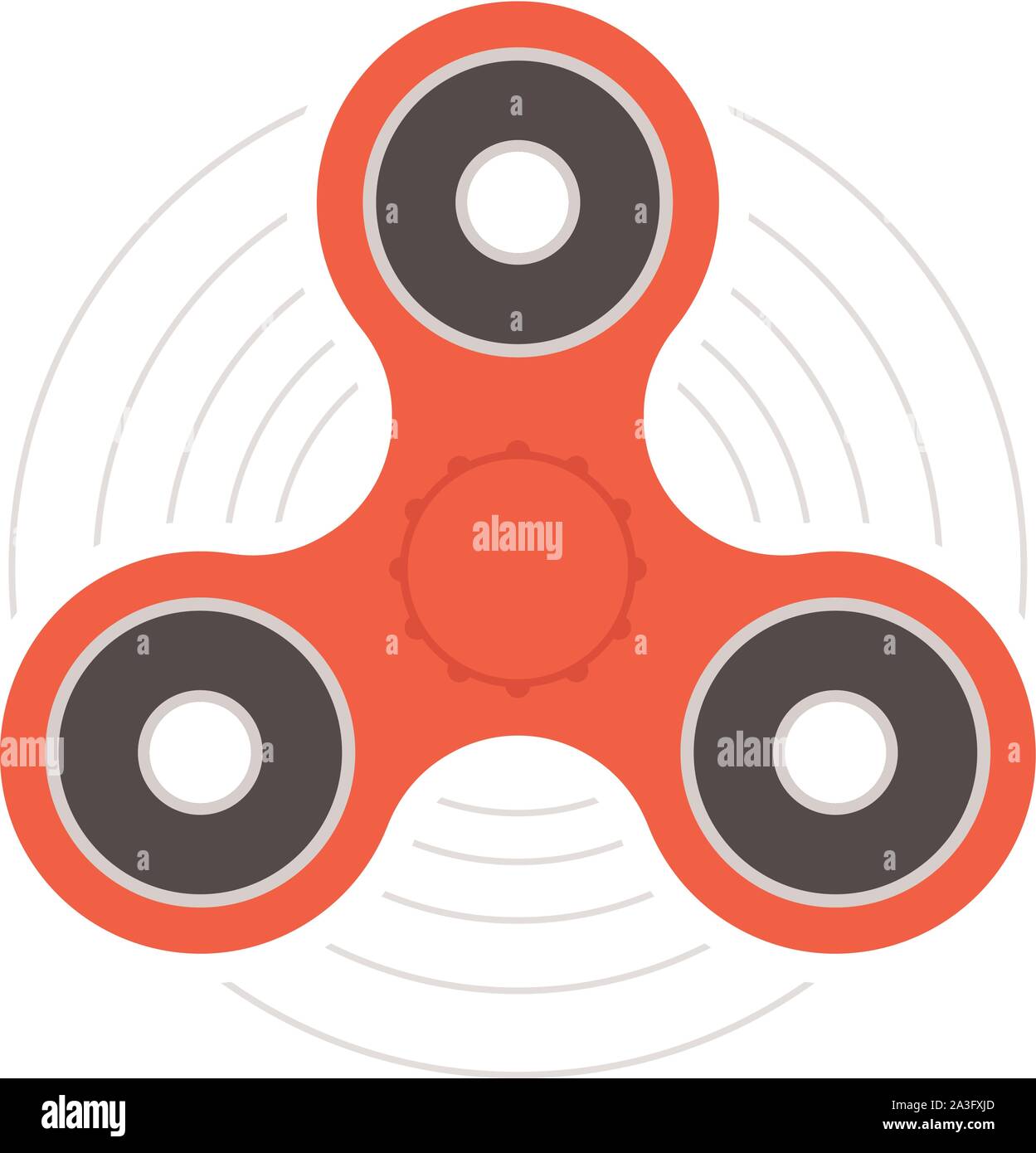 red hand spinner or fidget toy Stock Vector Image & Art - Alamy
