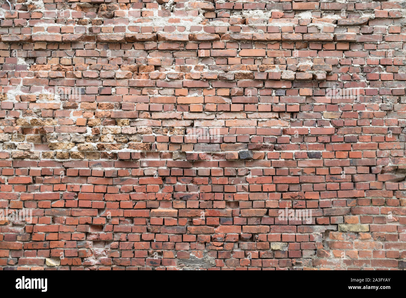texture of old brick wall Stock Photo