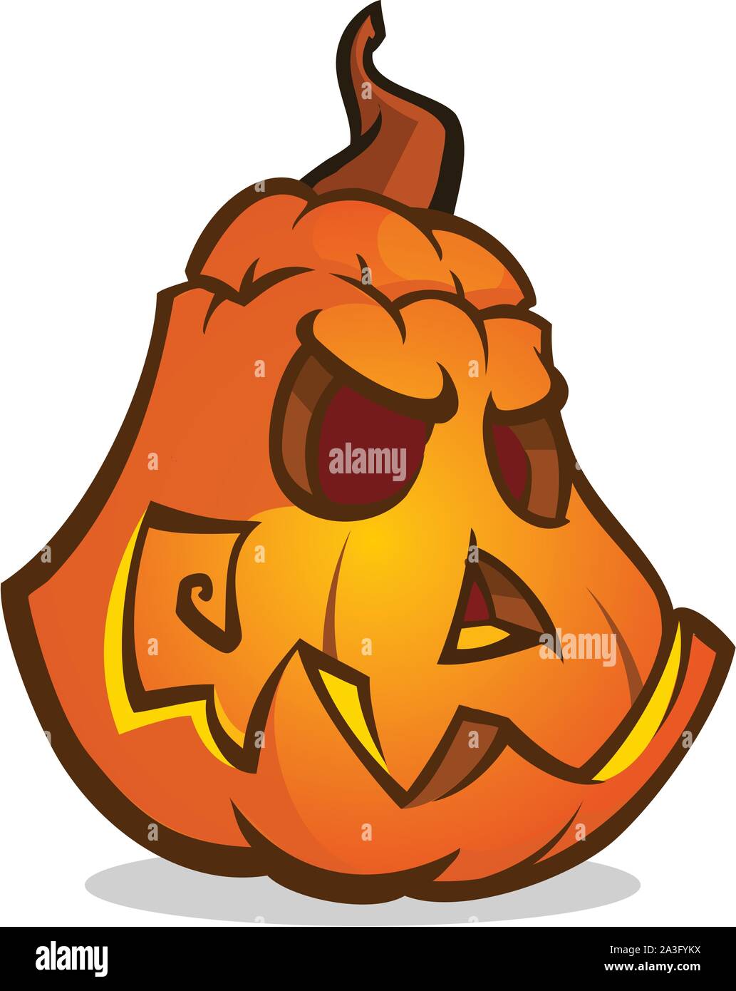 Scary Jack O Lantern Cartoon