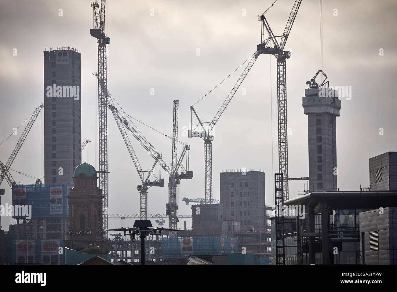 29-acre site in the city centre of Manchester re-development of former Umist now University of Manchester's North Campus Stock Photo