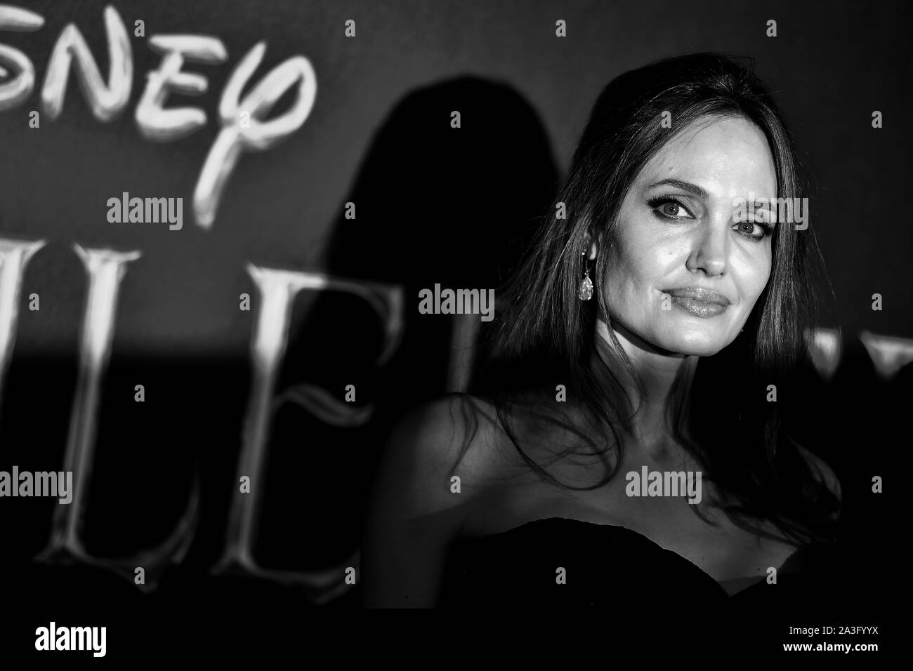 Roma, Italy. 07th Oct, 2019. Angelina Jolie Roma 07/10/2019 Auditorium della Conciliazione Maleficent - Mistress of Evil European Premiere Photo Andrea Staccioli/Insidefoto Credit: insidefoto srl/Alamy Live News Stock Photo