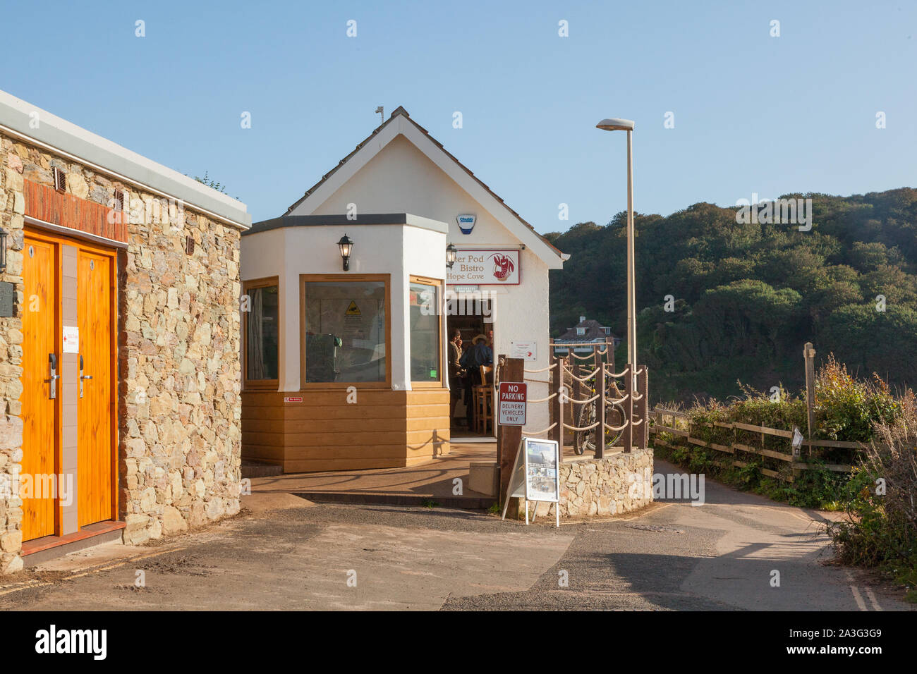 Lobster Pod Bistro, Hope Cove, Kingsbridge, Devon, England, United