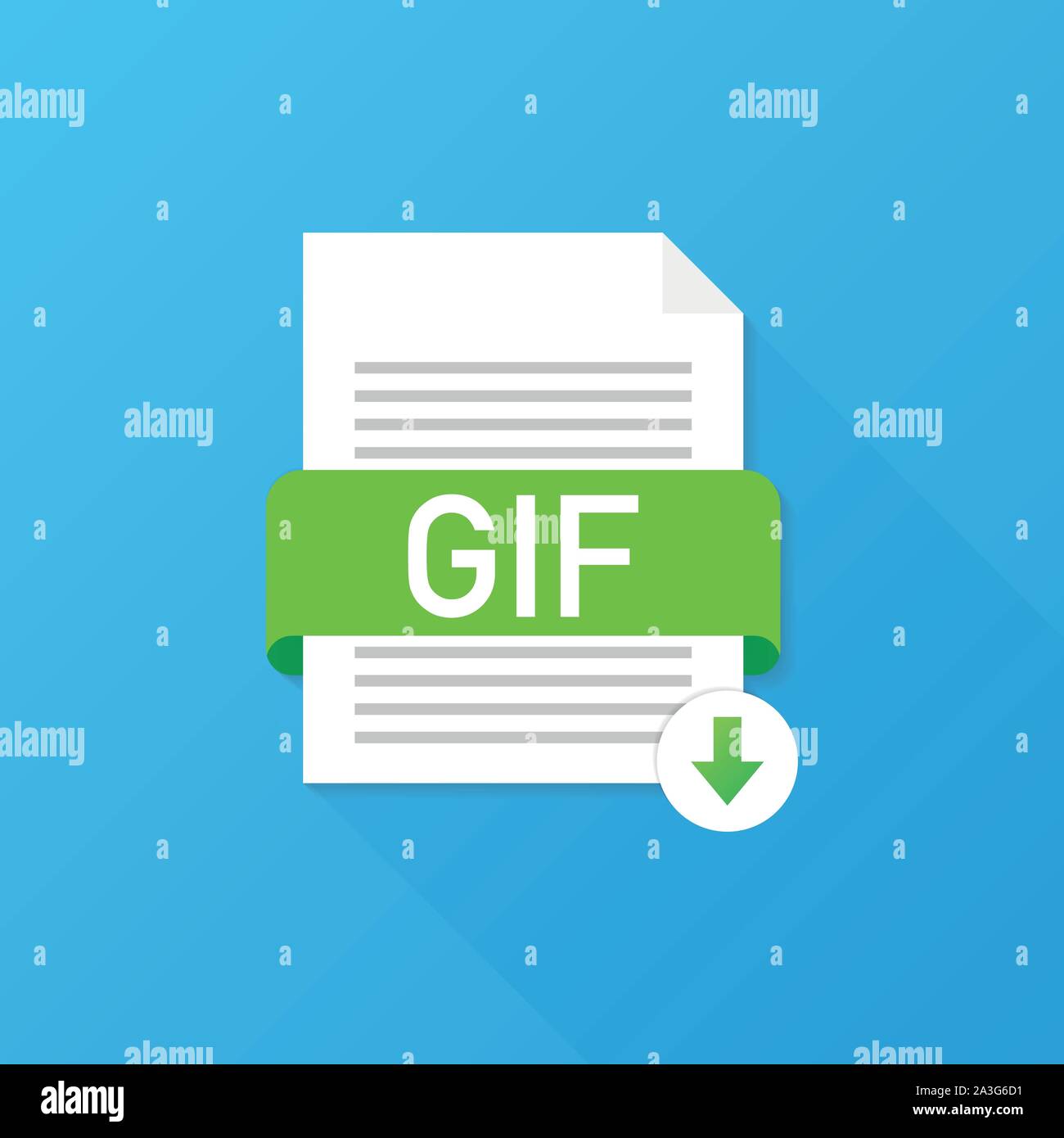 File Extension Gif Graphic Icon Stock Vector by ©iconfinder 534375036