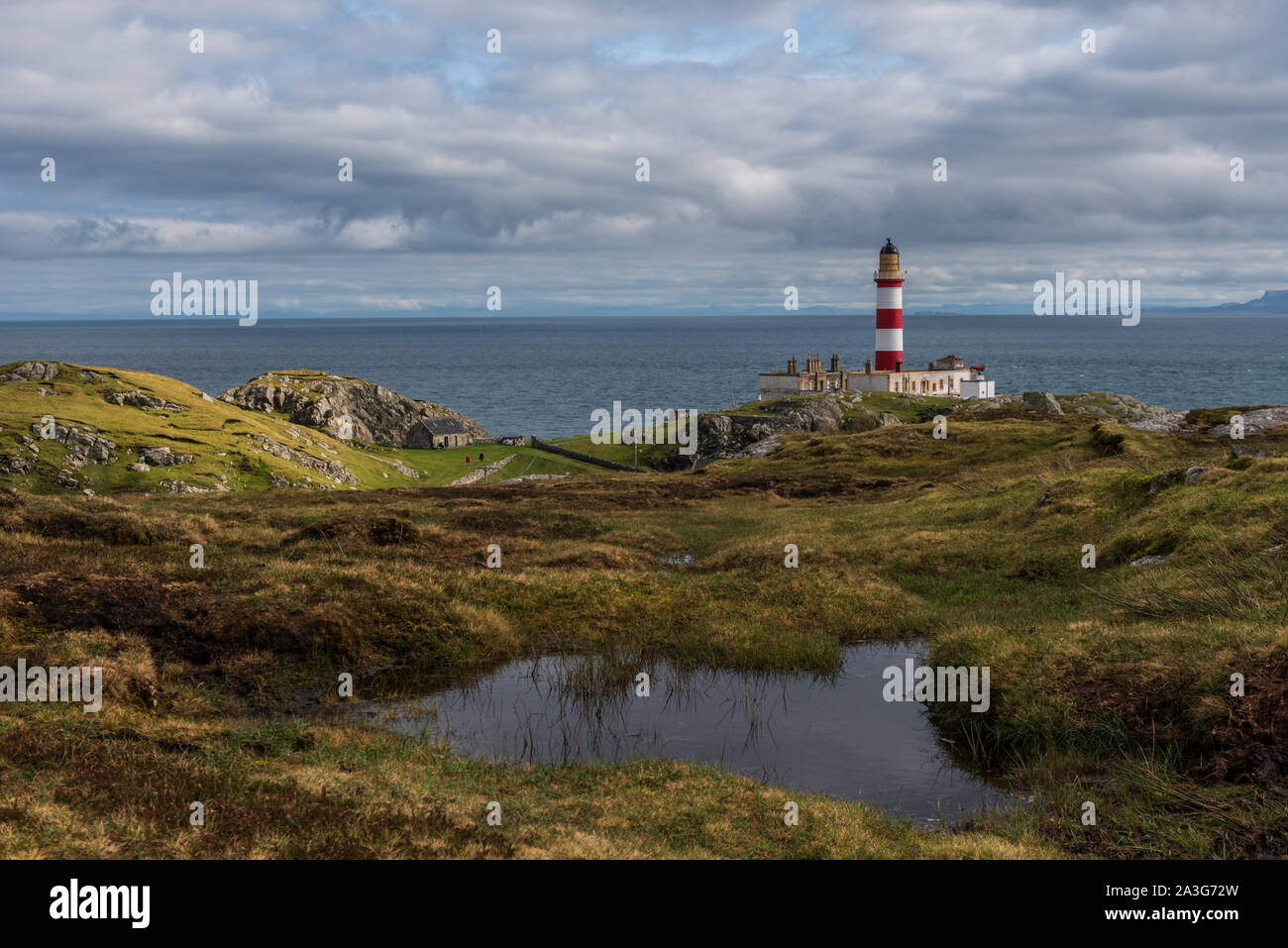 Eilean Glas Lighthouse Scalpay Isle of Harris Stock Photo
