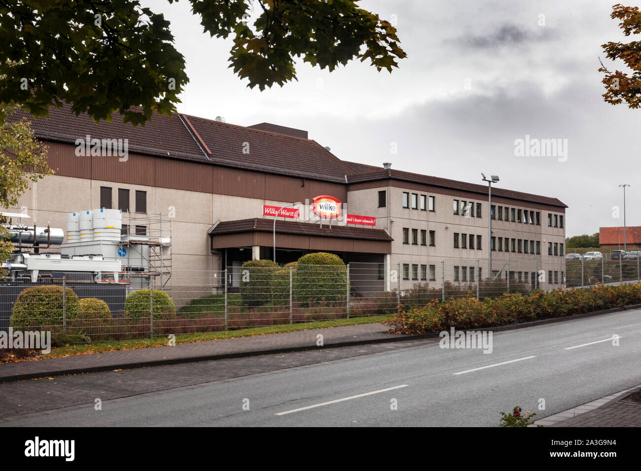 Wilke Waldecker Fleisch- und Wurstwaren GmbH & Co. KG, food inspection of  the district Waldeck-Frankenberg (Northern Hesse) has closed the factory  Stock Photo - Alamy
