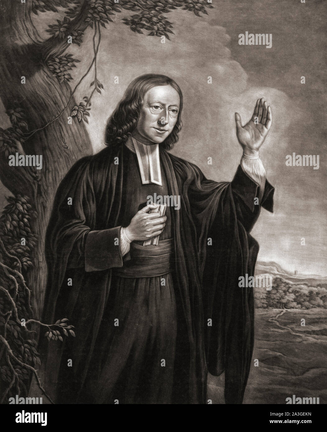 John Wesley, 1703 – 1791.  English cleric and theologian and one of the founders of Methodism. Stock Photo