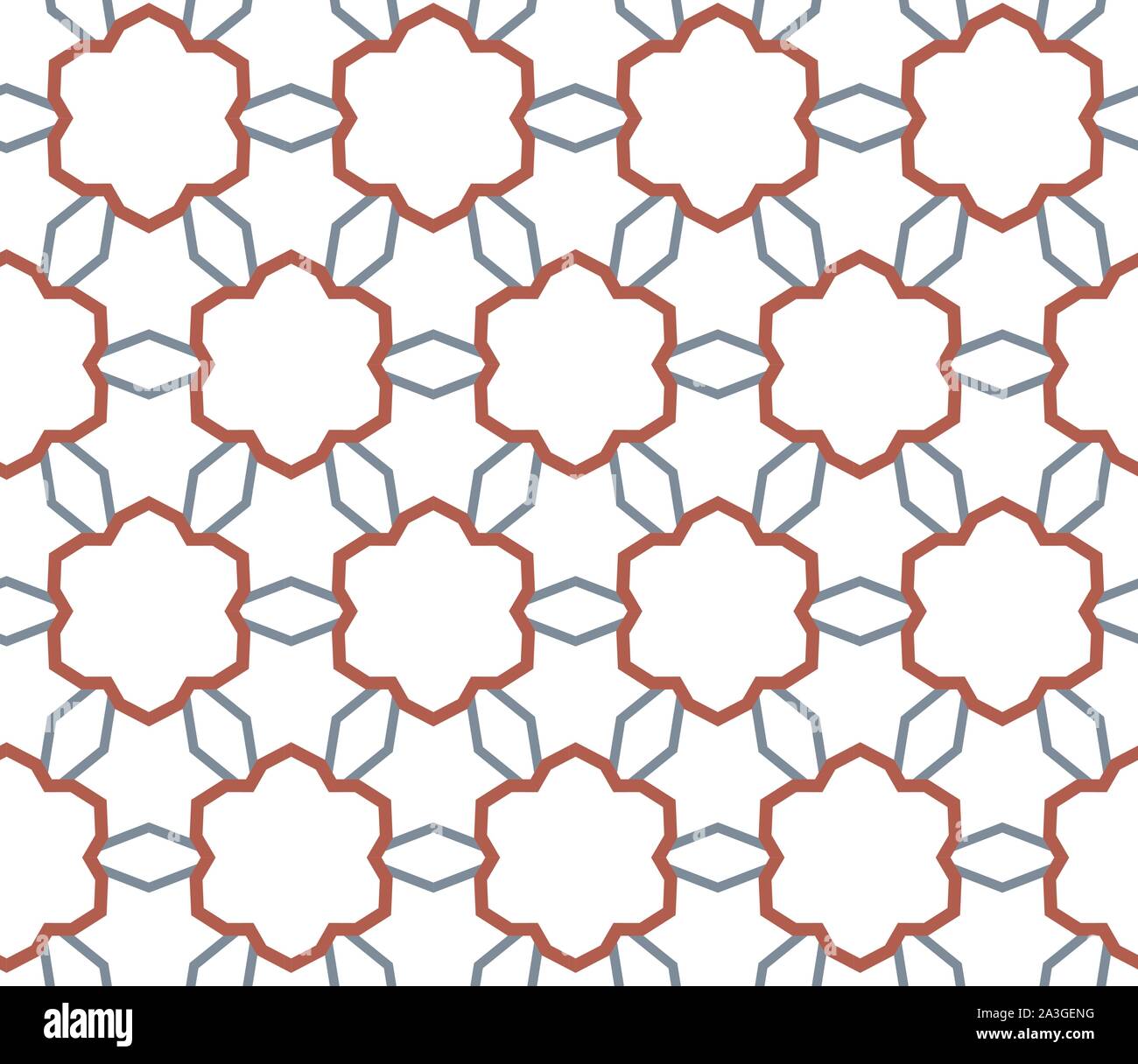 Seamless vector pattern in geometric ornamental style Stock Vector ...