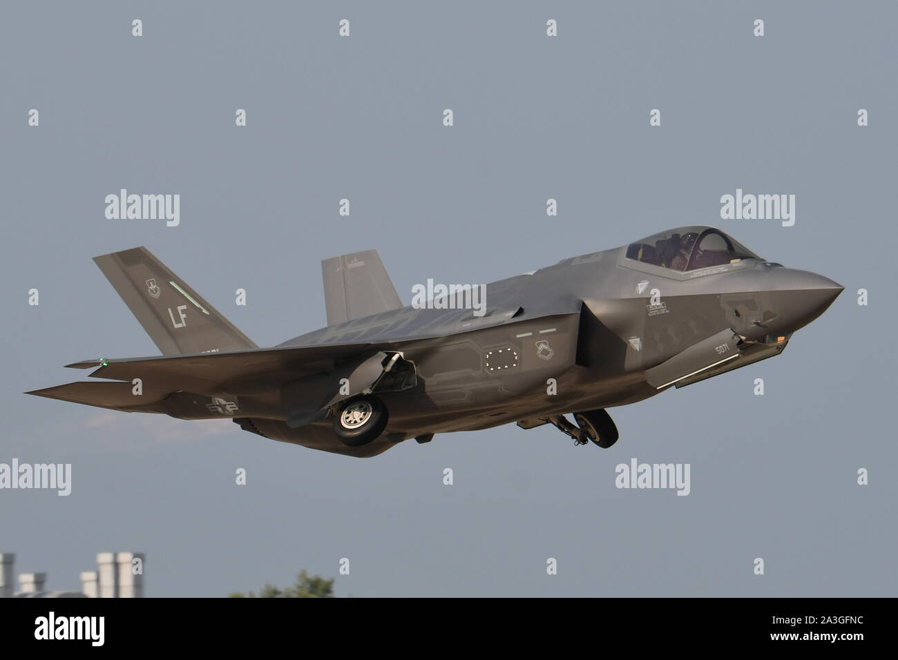 LOCKHEED MARTIN F-35 LIGHTNING II OF THE 56th FIGHTER WING, U.S. AIR FORCE. Stock Photo