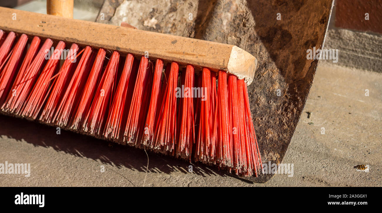 street cleaning tool Stock Photo Alamy
