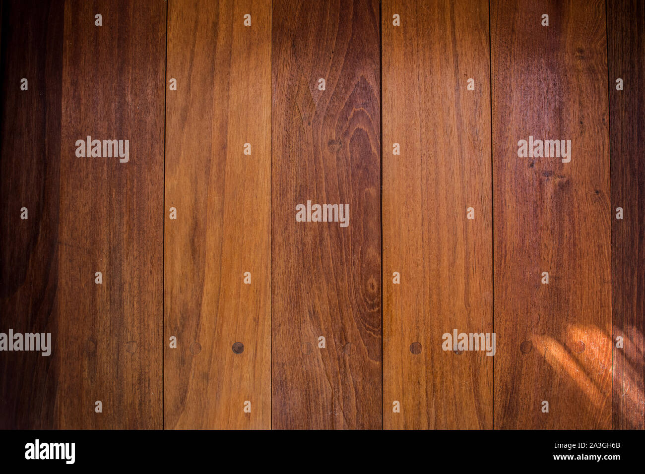 Rustic wooden plank with copy space Stock Photo