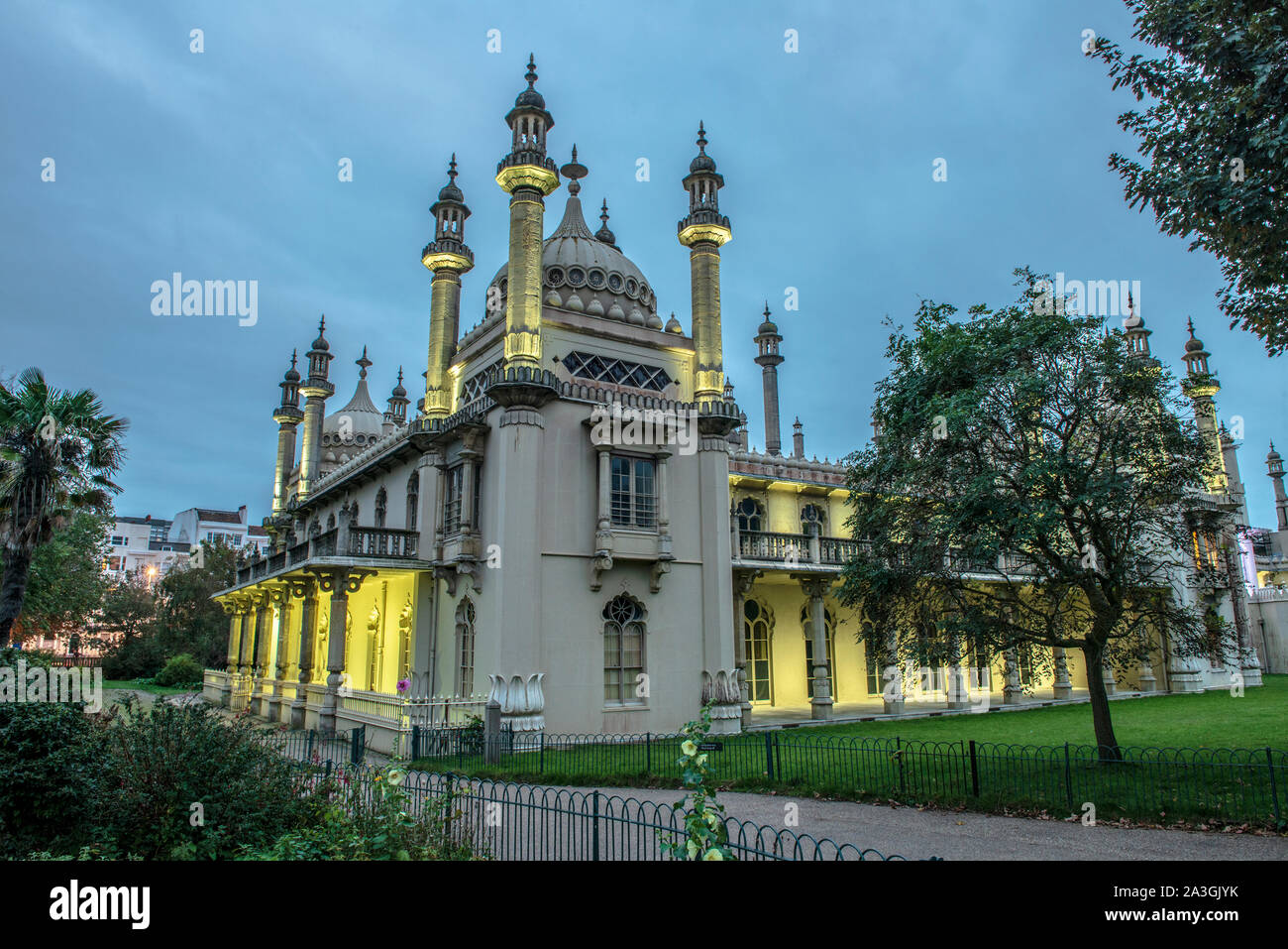 Royal Pavillion in Brighton, East Sussex, England. Stock Photo