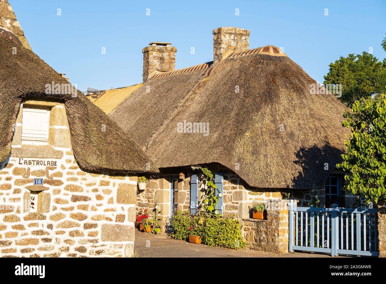 Europe france brittany country house hires stock photography and