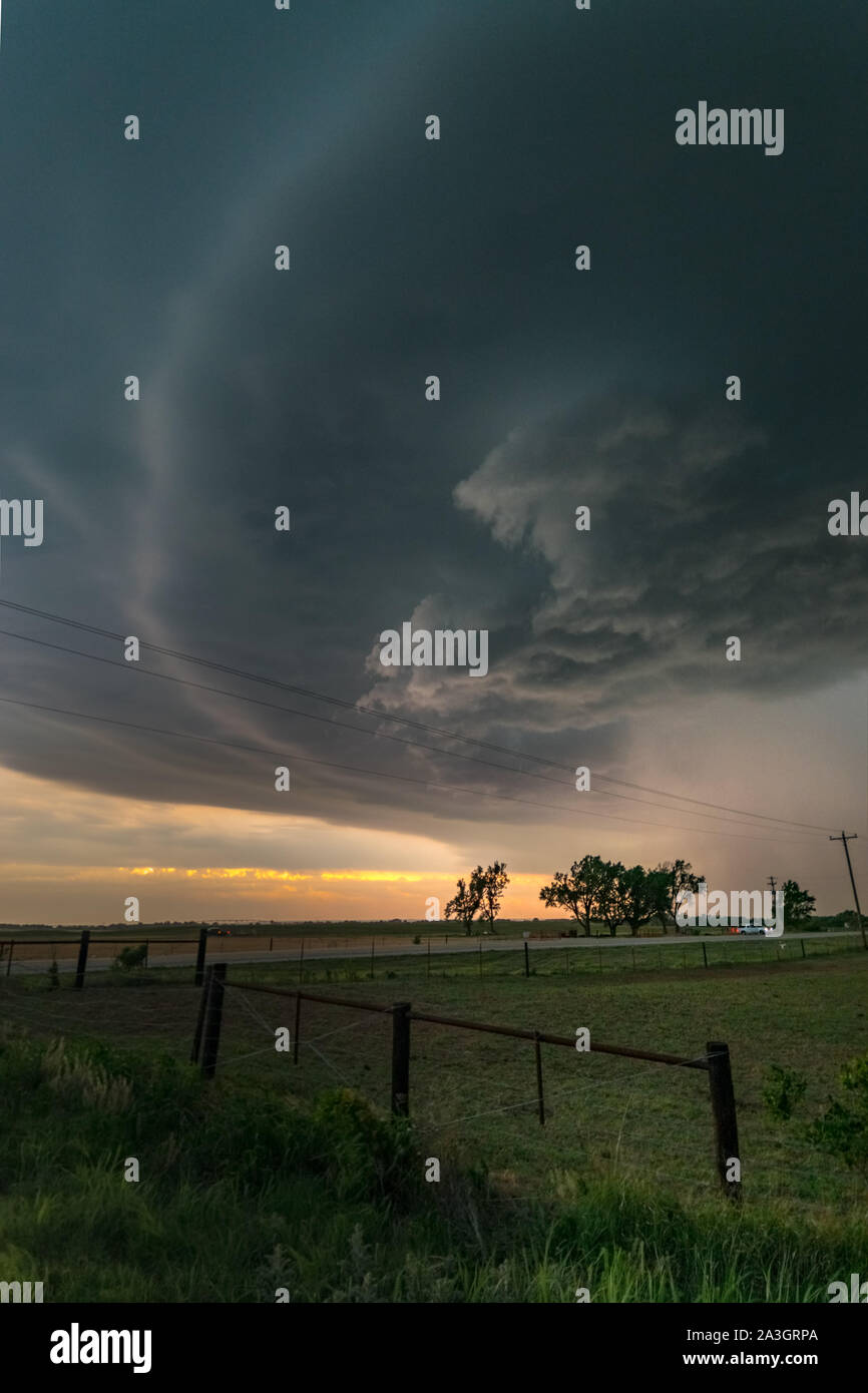 Oklahoma Tornado Chase Stock Photos Oklahoma Tornado Chase Stock