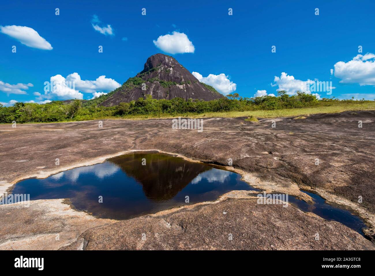 Colombia, Guainia, Inirida, Cerros de Mavicure, Cerro Mavicure Stock Photo