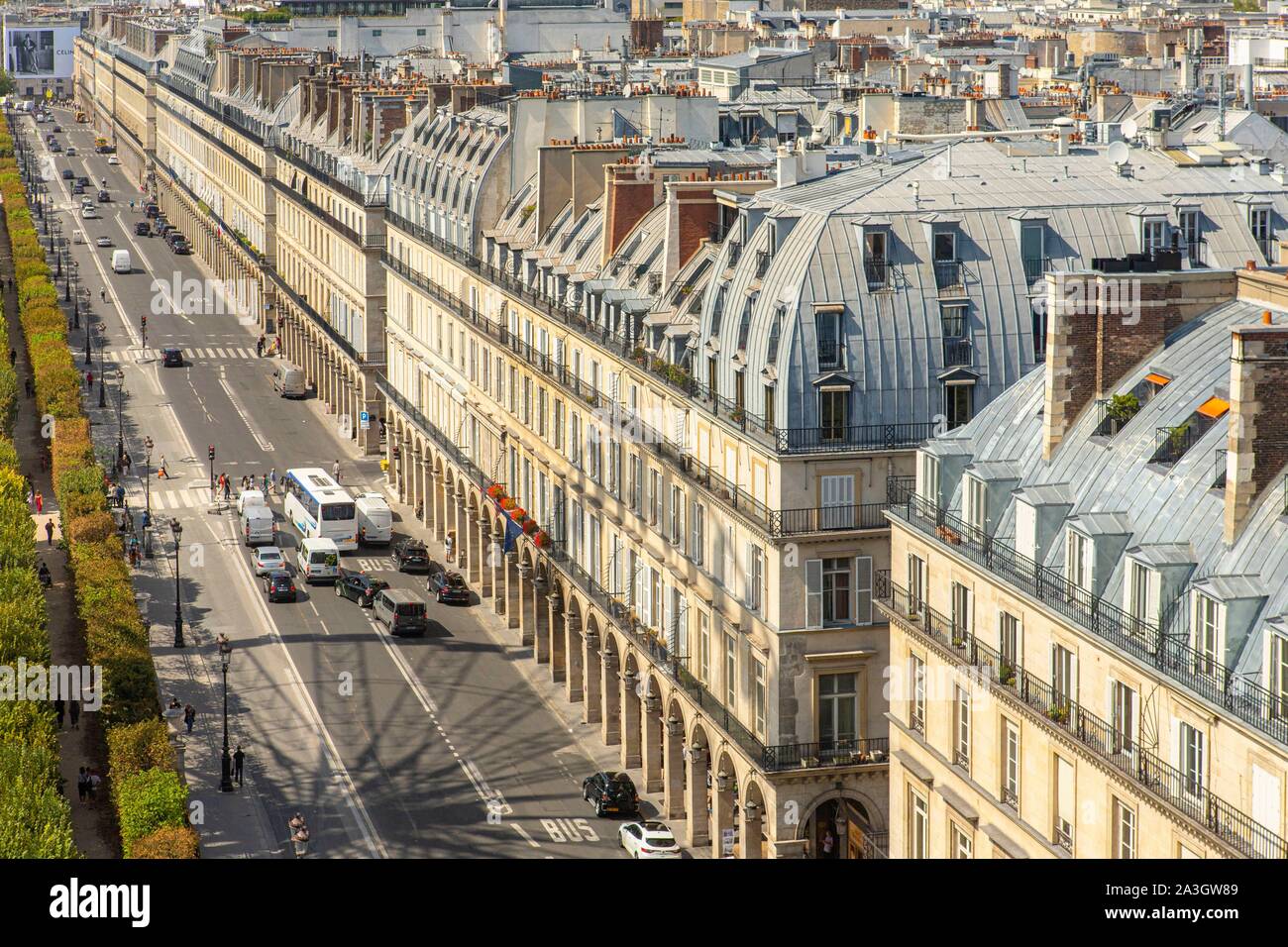 France, Paris, the rue de Rivoli Stock Photo - Alamy