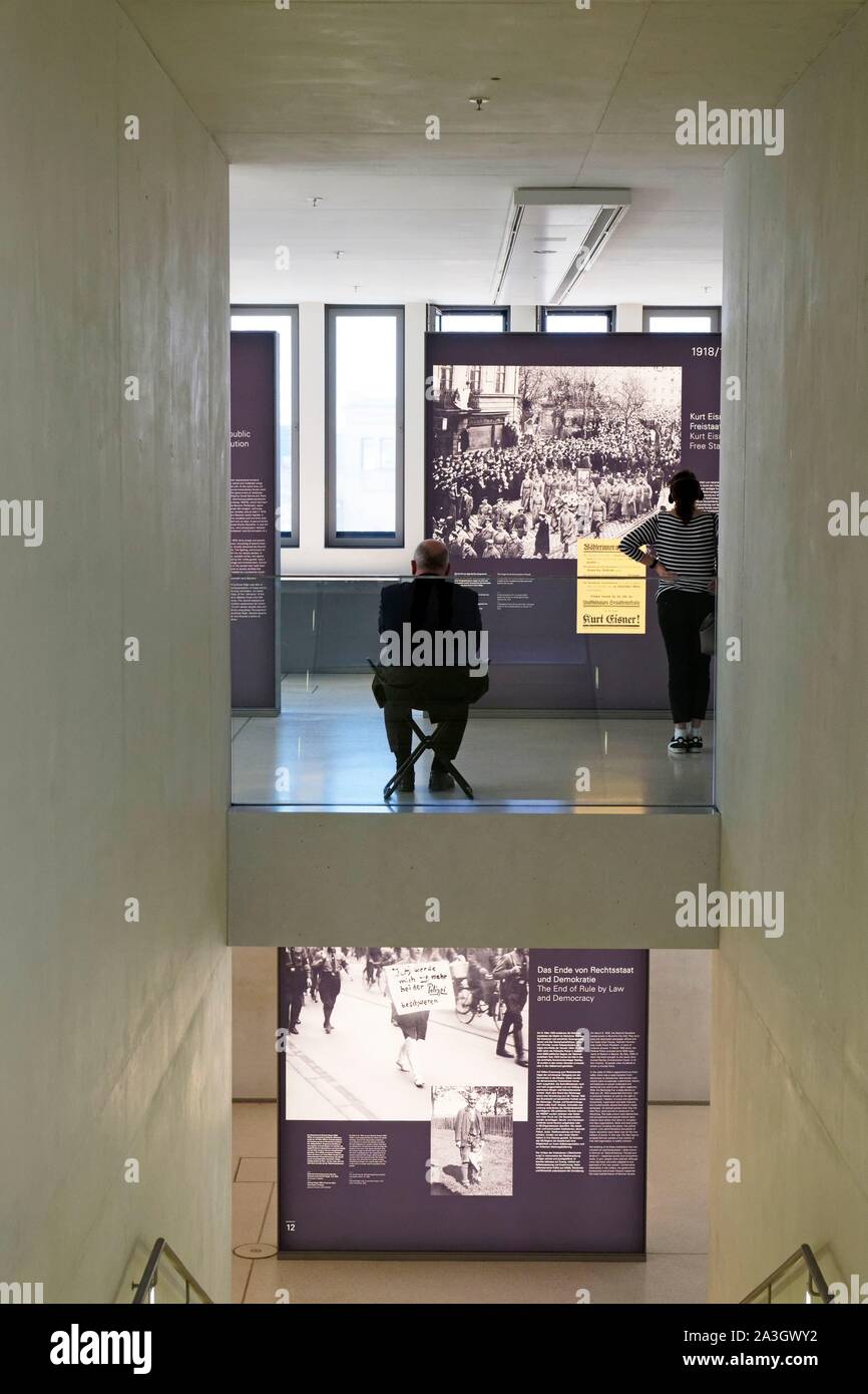 Germany, Bavaria, Munich, NS documentation centre (NS-Dokumentationszentrum), museum of the Nazi period Stock Photo