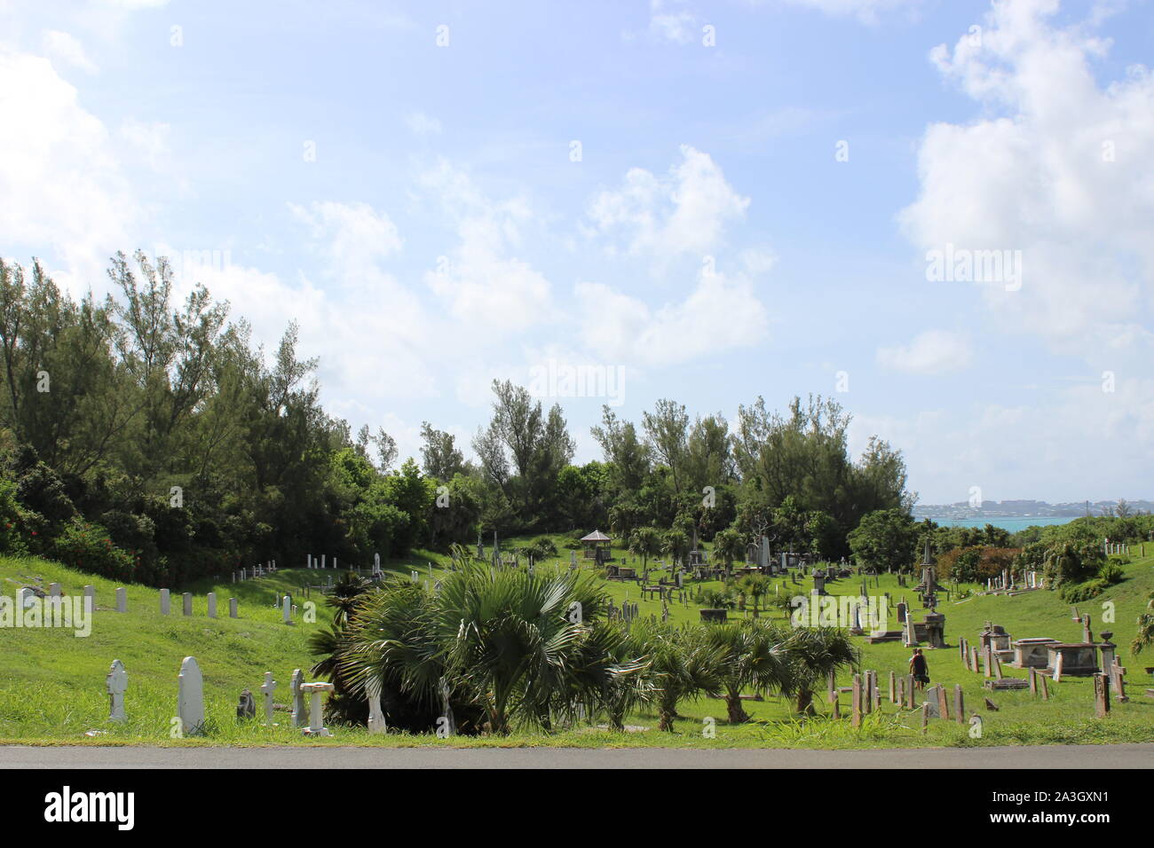 Royal Naval Cemetery, Ireland Island South, Sandys, Bermuda Stock Photo