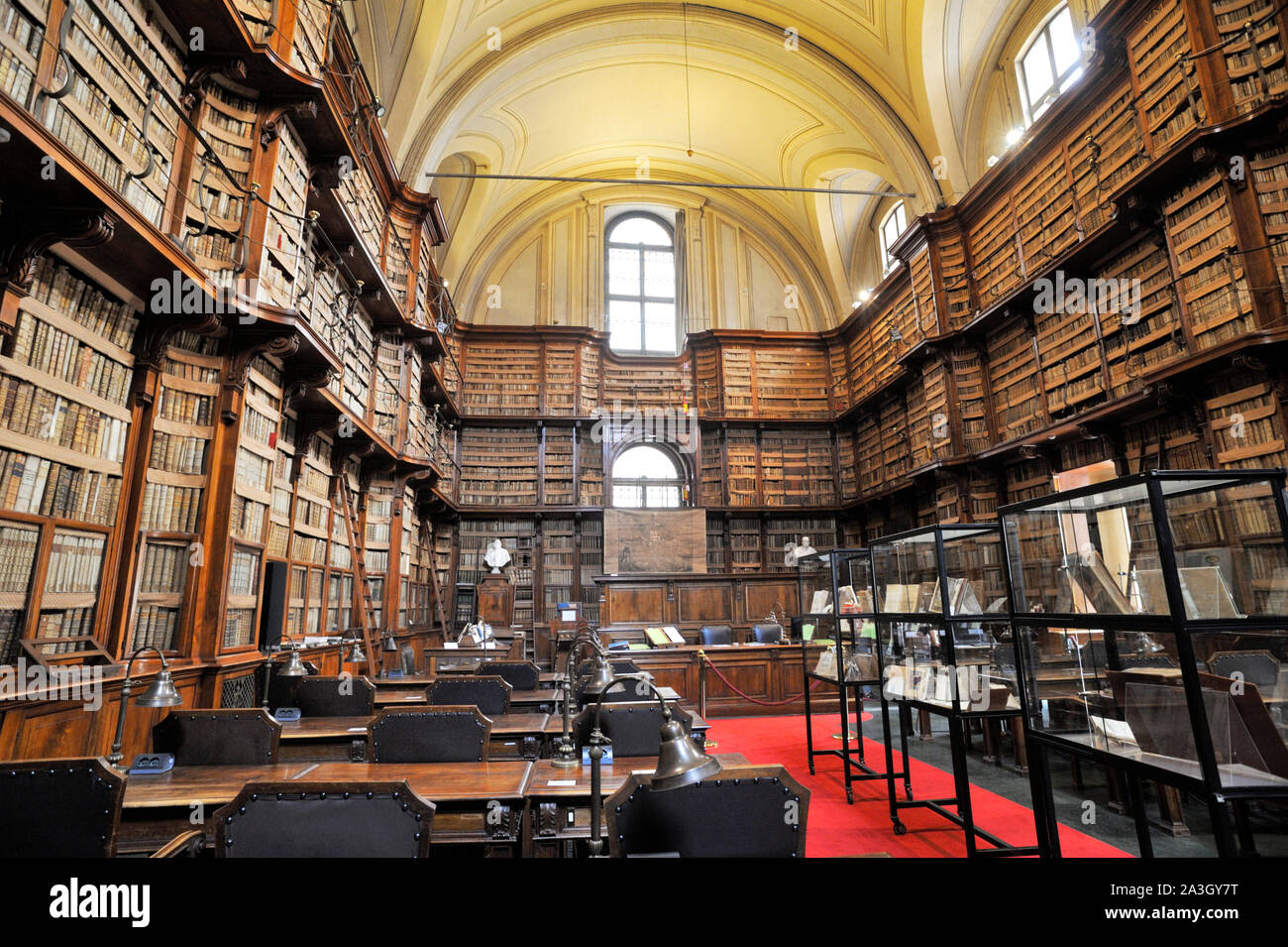 Italy, Rome, Biblioteca Angelica library Stock Photo