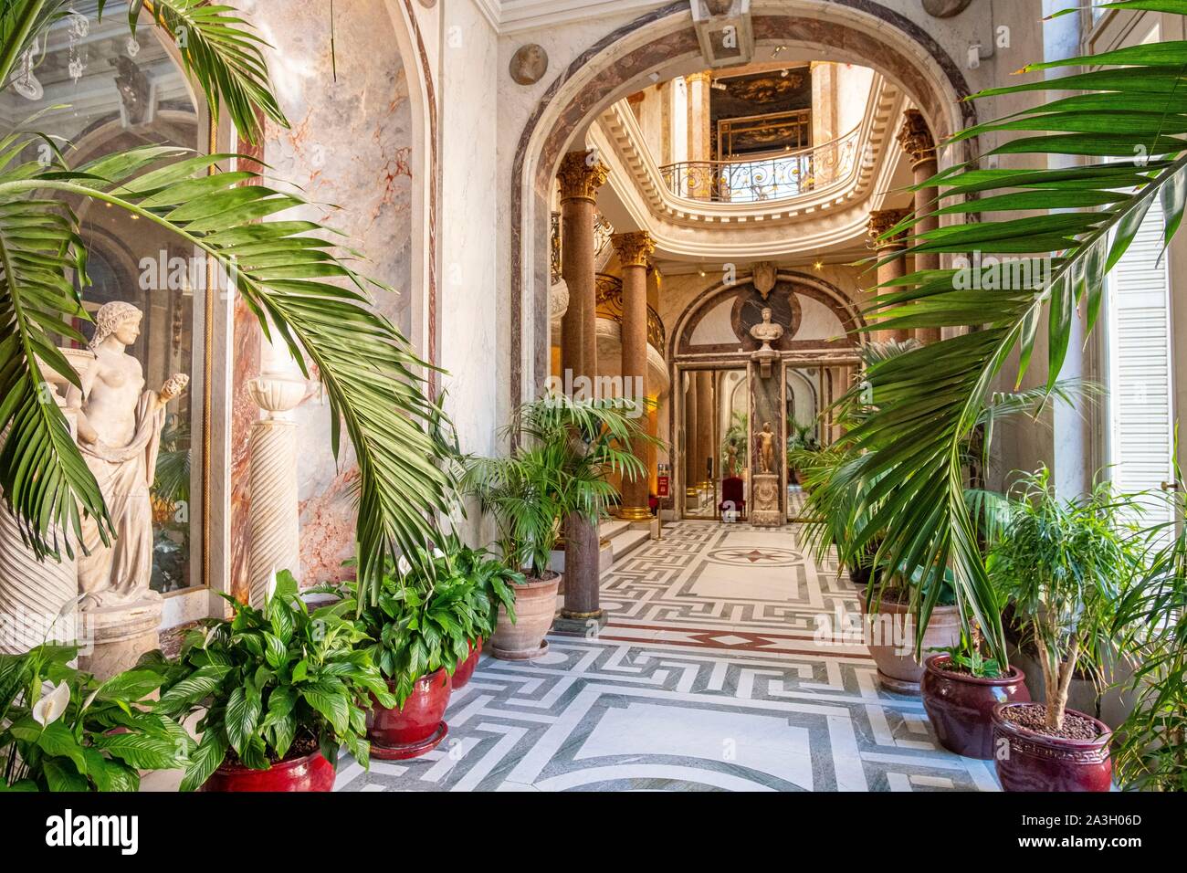 France Paris The Jacquemart Andre Museum The Winter Garden Stock Photo Alamy