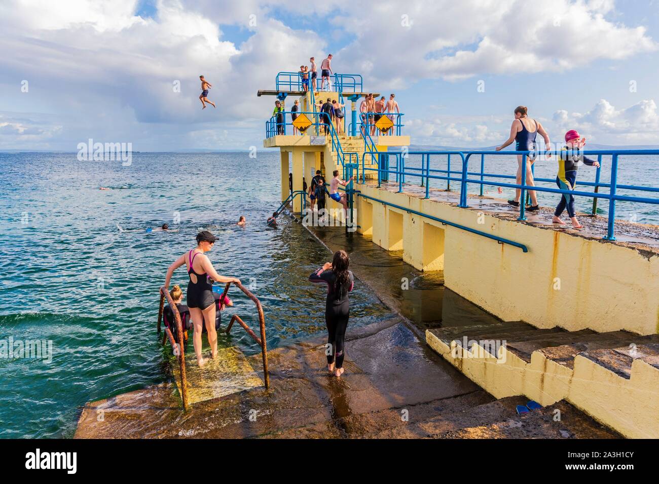 Salthill diving galway ireland hires stock photography and images Alamy