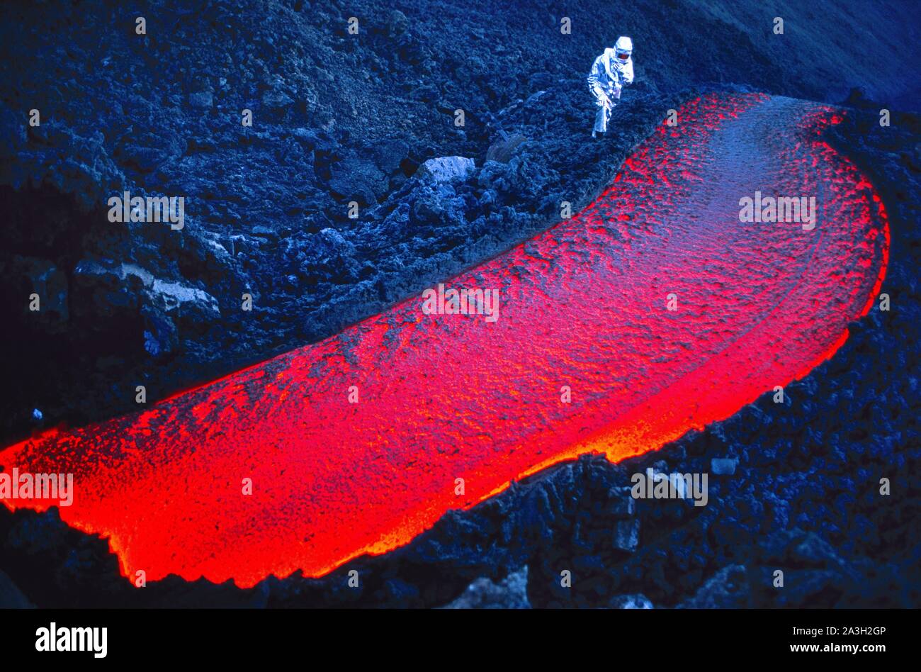 Italy, Sicily, Etna volcano, lava flow on Mount Etna Stock Photo - Alamy