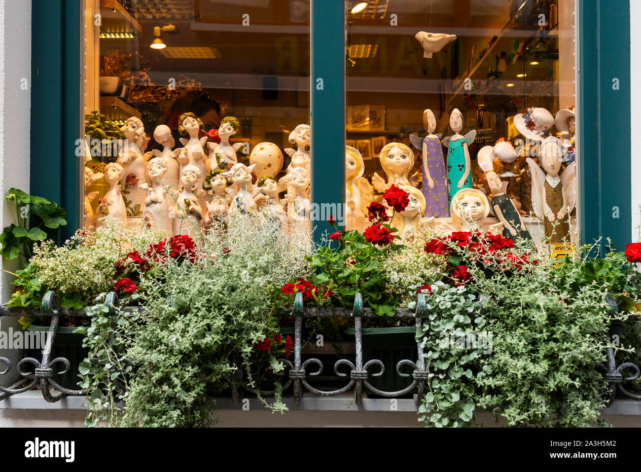 Shops and stores in Riga, Latvia Stock Photo - Alamy