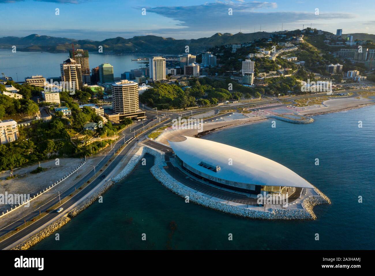 Port moresby aerial hi-res stock photography and images - Alamy