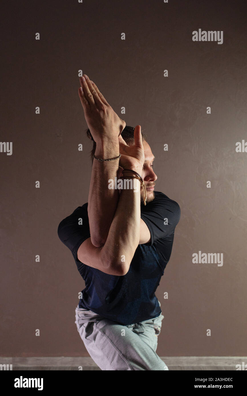 Half lotus pose hires stock photography and images Alamy