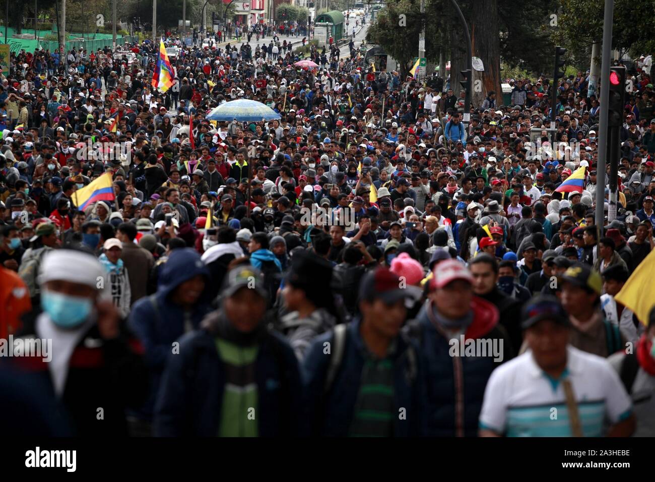 Protest march in quito ecuador hires stock photography and images Alamy