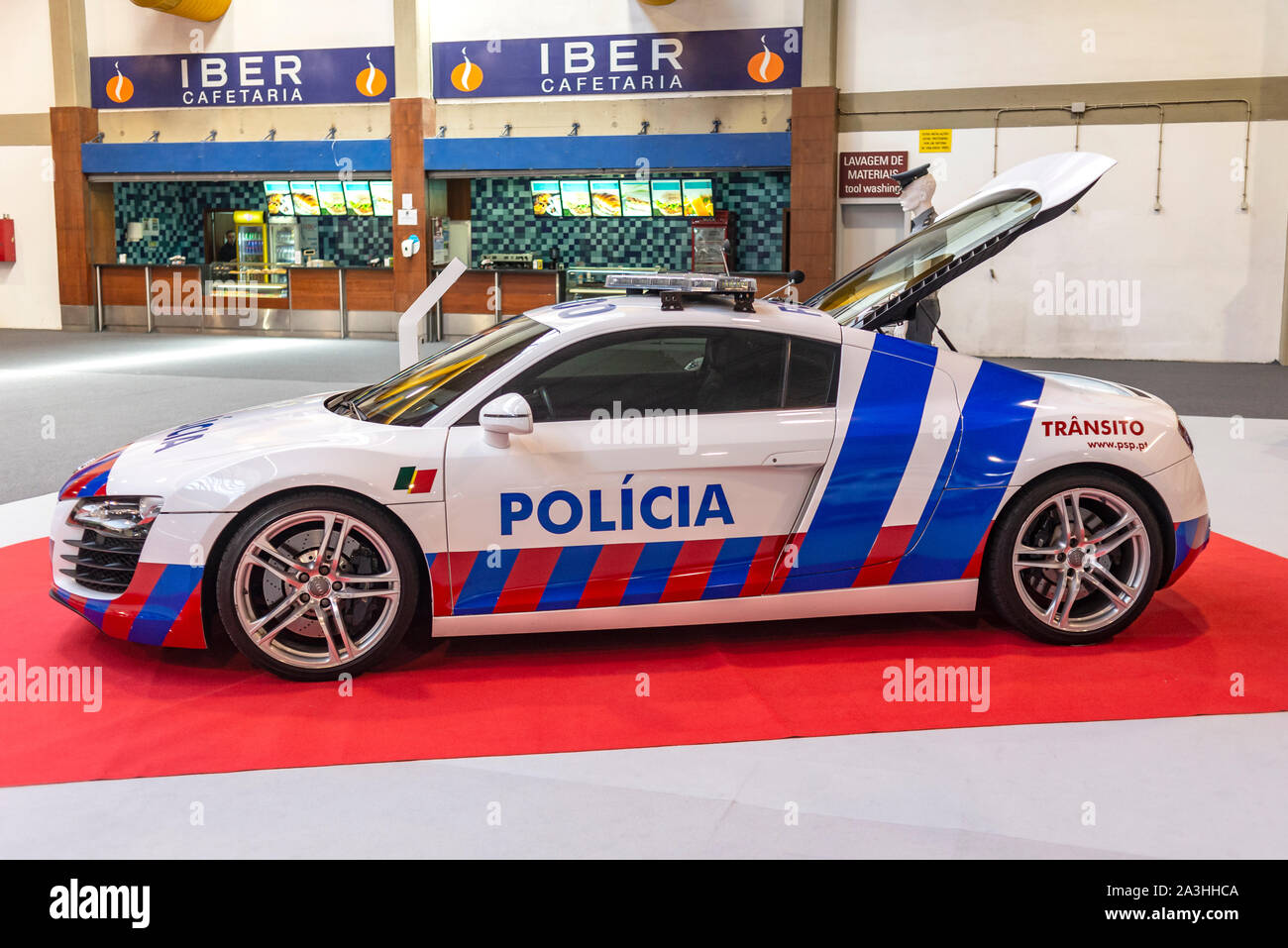 Audi R8 of portuguese police Stock Photo - Alamy