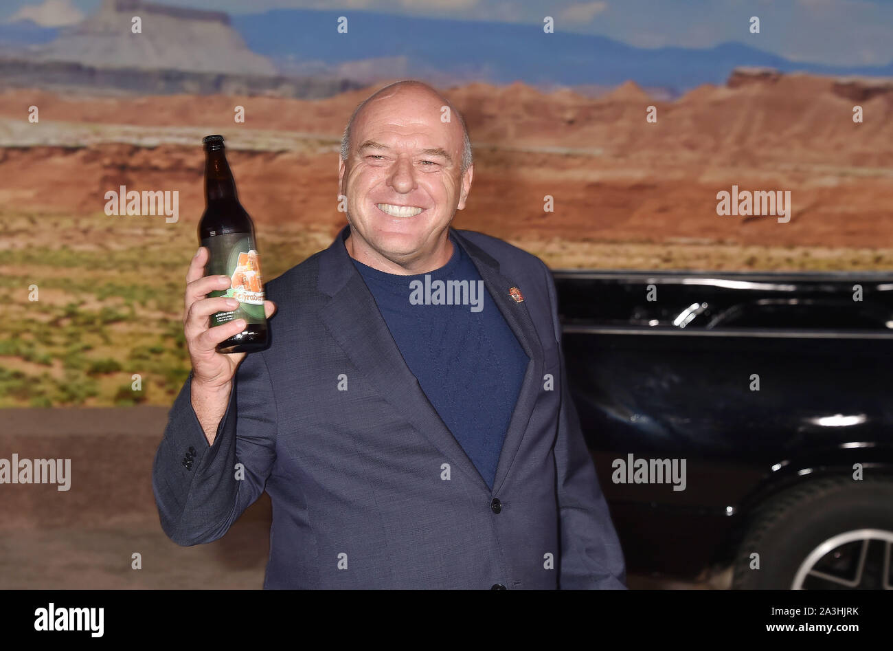 WESTWOOD, CA - OCTOBER 07: Dean Norris attends the premiere of Netflix's 'El Camino: A Breaking Bad Movie' at Regency Village Theatre on October 07, 2019 in Westwood, California. Stock Photo