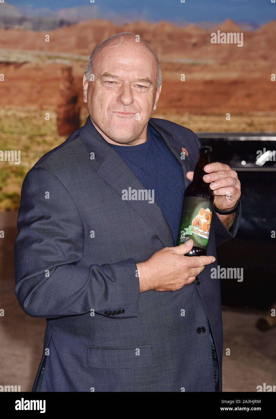 WESTWOOD, CA - OCTOBER 07: Dean Norris attends the premiere of Netflix's 'El Camino: A Breaking Bad Movie' at Regency Village Theatre on October 07, 2019 in Westwood, California. Stock Photo