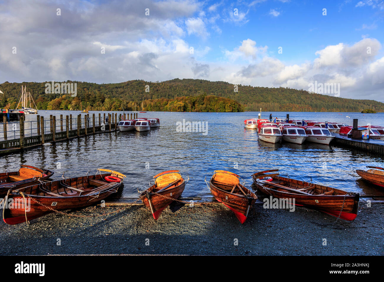 bowness on windermere, lake district national park, cumbria, england, uk gb Stock Photo
