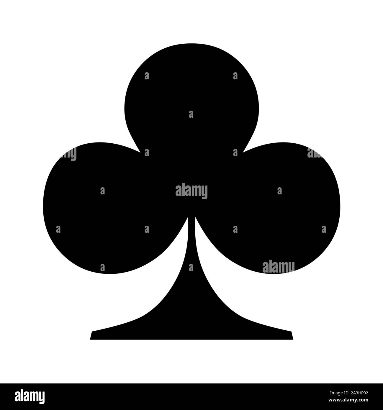 Clubs suit icon illustration Stock Vector Image & Art Alamy