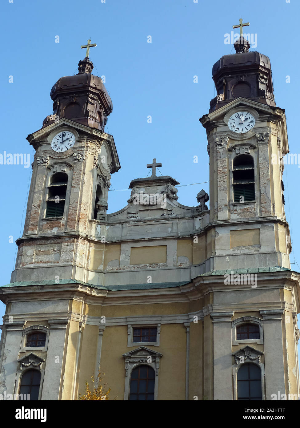 Exaltation of the Holy Cross Roman Catholic Church, Tata, Komárom-Esztergom county, Hungary, Magyarország, Europe Stock Photo