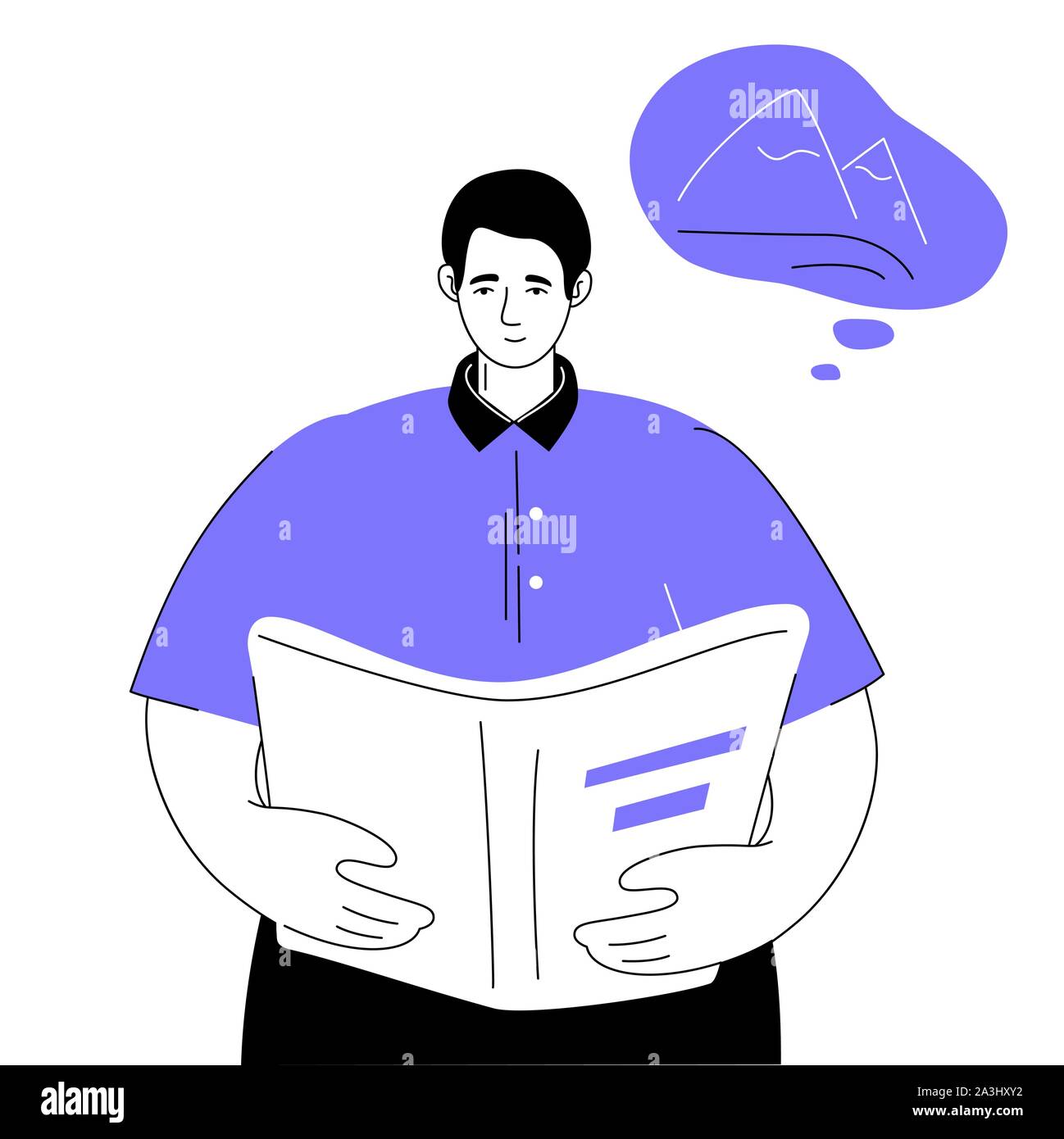 Business strategy - modern colorful flat design style illustration ...