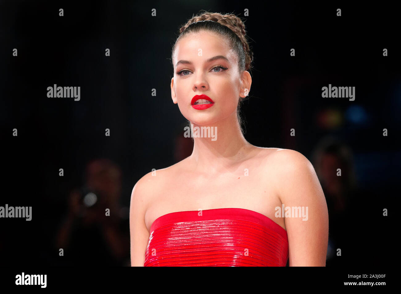 VENICE, ITALY - AUGUST 30: Barbara Palvin attends the premiere of the movie "Seberg" during the 76th Venice Film Festival on August 30, 2019 in Venice Stock Photo