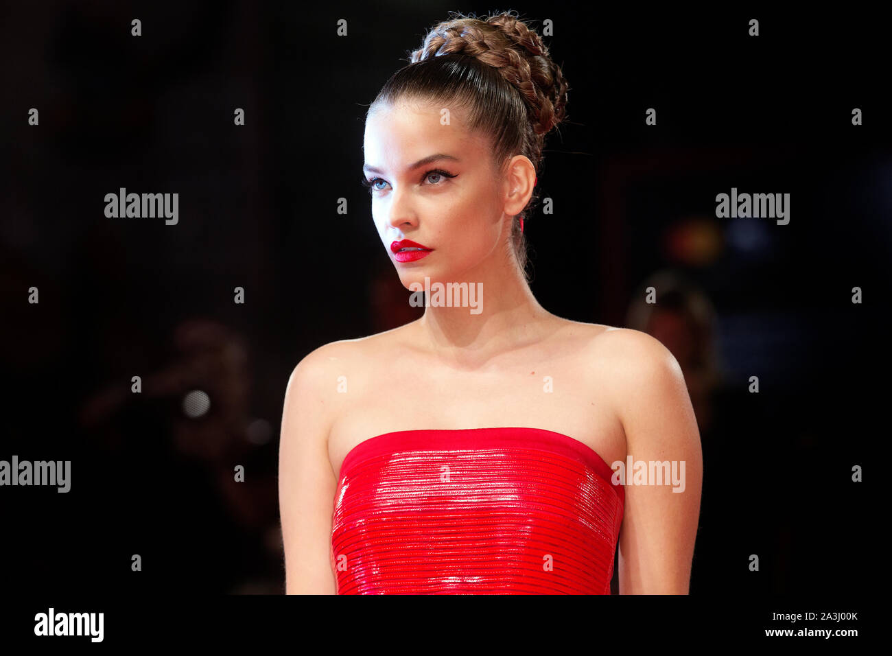 VENICE, ITALY - AUGUST 30: Barbara Palvin attends the premiere of the movie "Seberg" during the 76th Venice Film Festival on August 30, 2019 in Venice Stock Photo