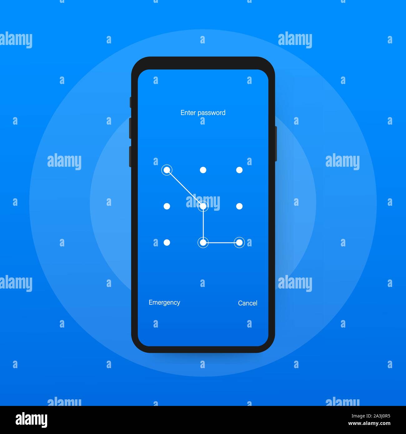 Screen lock authentication password smartphone background template ...
