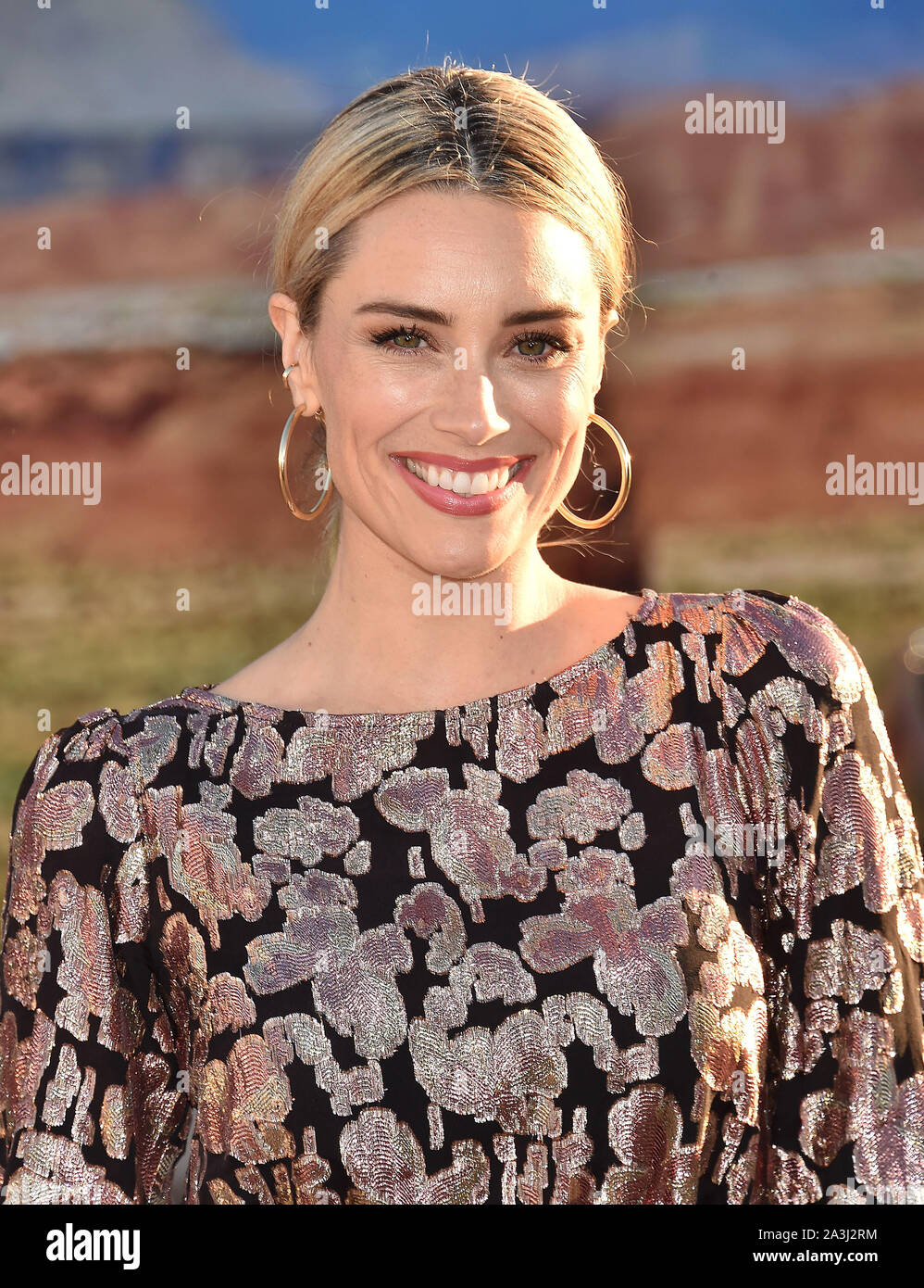 WESTWOOD, CA - OCTOBER 07: Arielle Vandenberg attends the premiere of