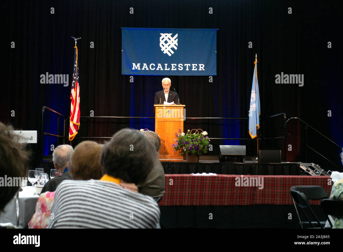 President Of Macalester College Brian Rosenberg Speaking At Golden 