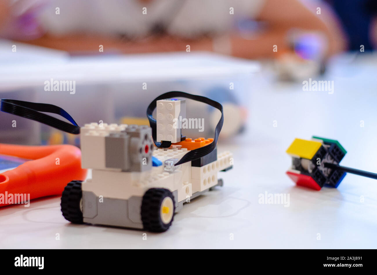 Lego robotics Stock Photo