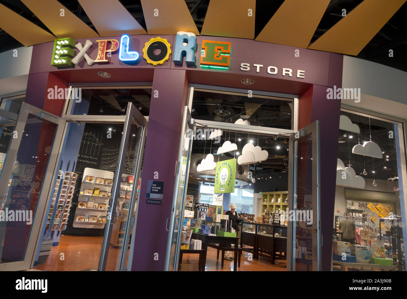 Explore Store gift shop at the Science Museum. St Paul Minnesota MN USA