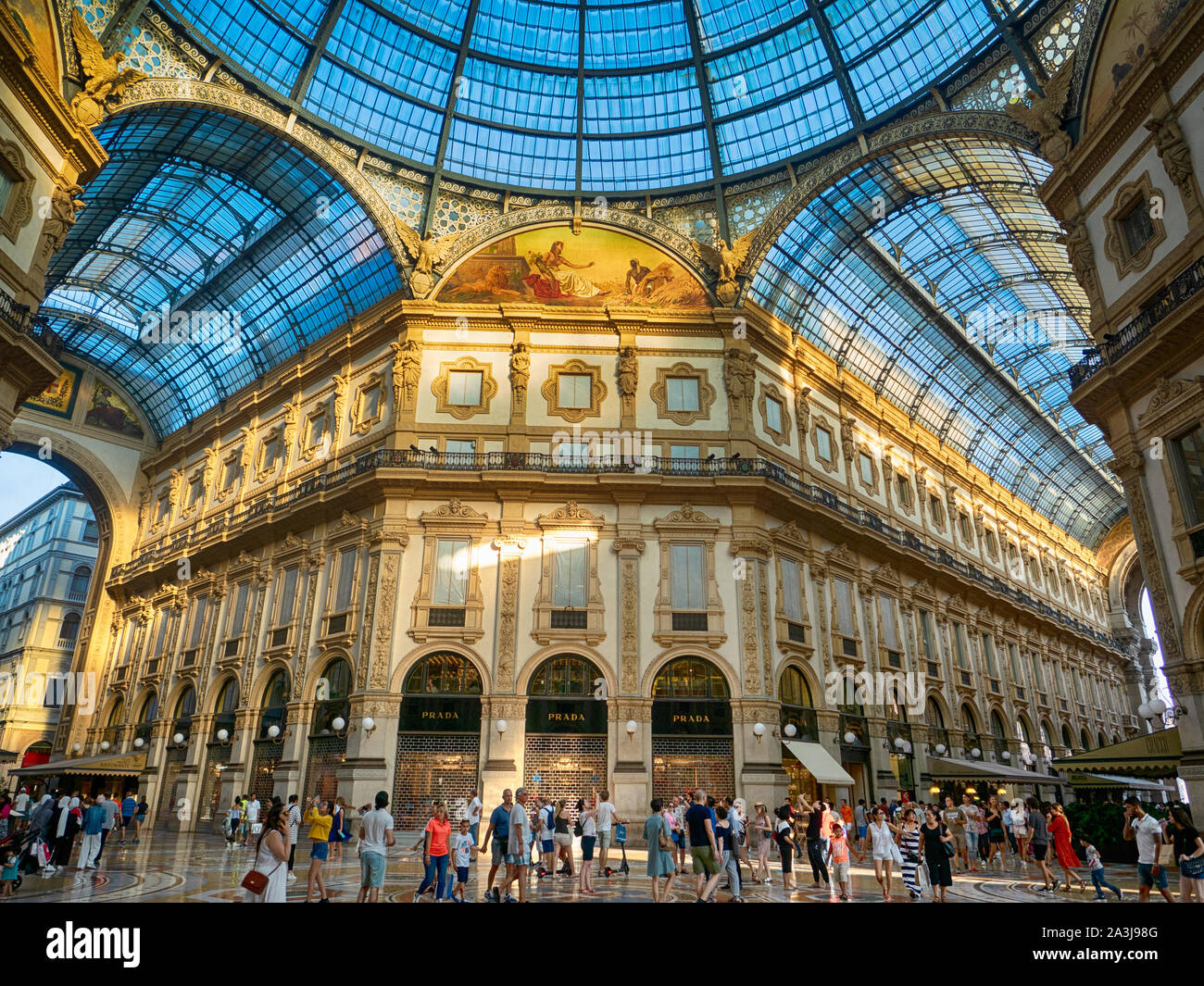 Galleria Vittorio in Milan, Italy Stock Photo - Alamy