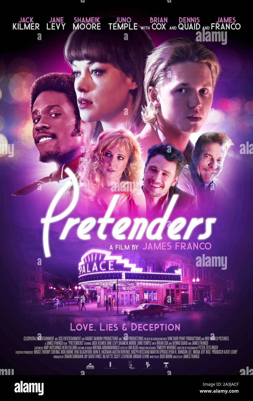 THE PRETENDERS, US poster, top from left Shameik Moore, Jane Levy