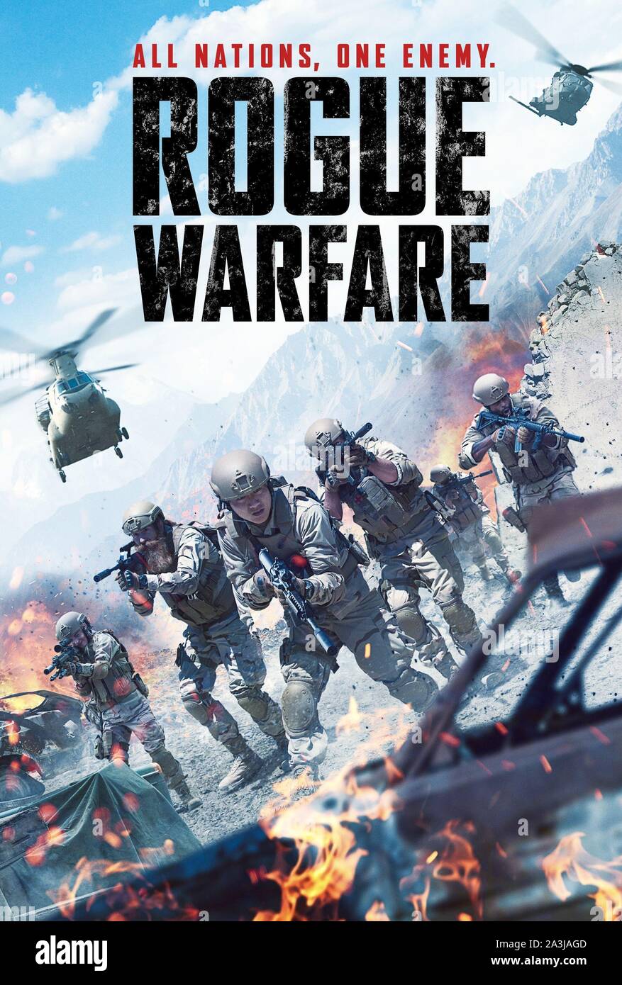 ROGUE WARFARE, poster, foreground from left Katie Keene, BertrandXavier Corbi, Will Yun Lee