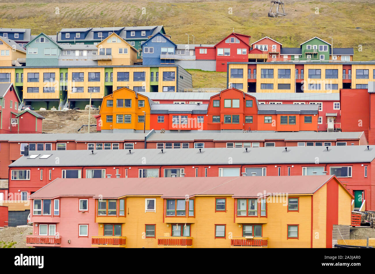 Housing in Longyearbyen, Svalbard, Norway, the world's