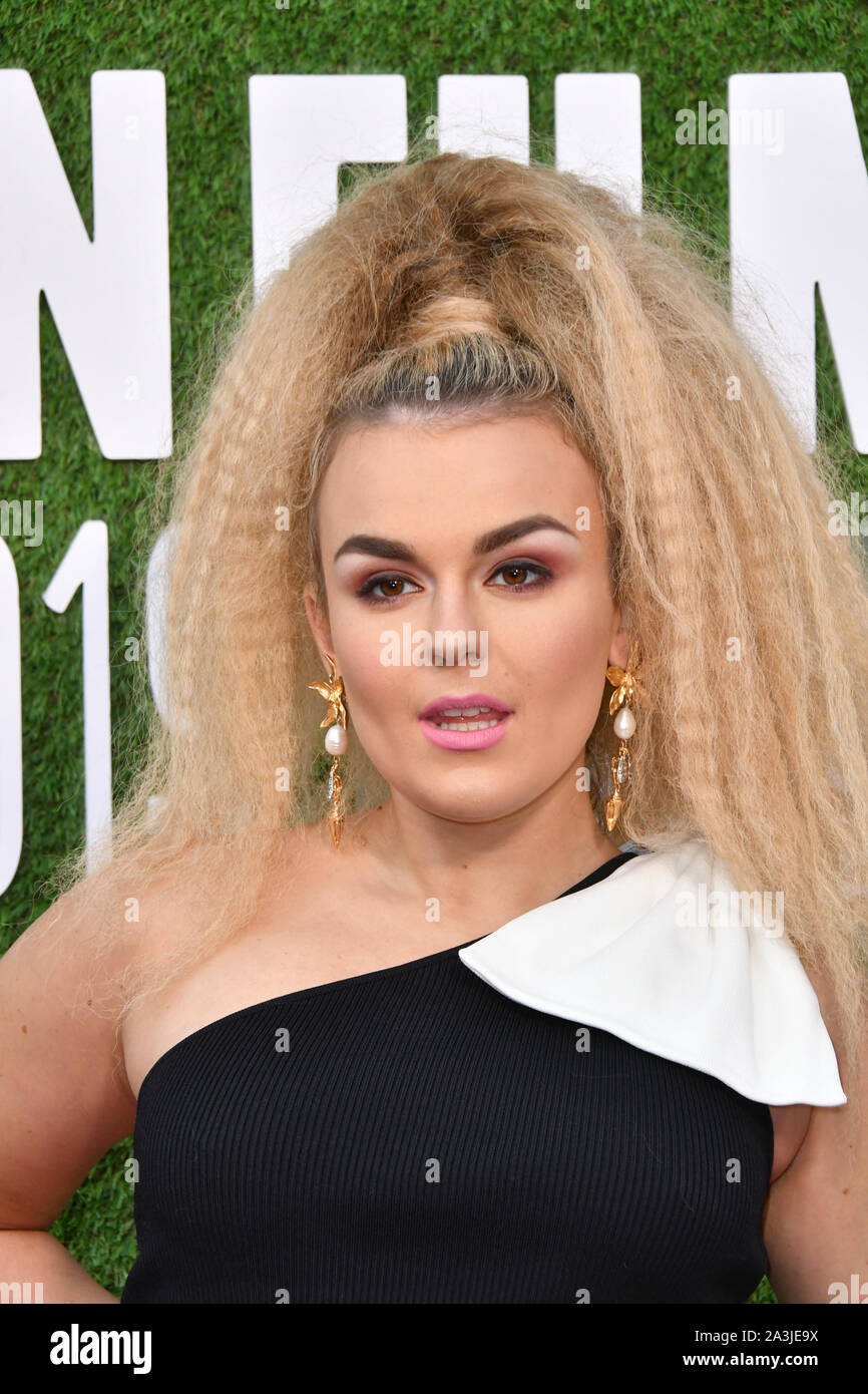 London, UK. 8th Oct 2019. Tallia Storm attends Portrait of a Lady on Fire premiere, an 18th century drama about a female painter who falls in love with her subject, at Embankment Gardens Cinema  London, UK - 8 October 2019 Credit: Nils Jorgensen/Alamy Live News Stock Photo